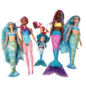 Barbie Mermaid Dolls Bundle Chelsea Dolls Barbie Baby Doll Bundle